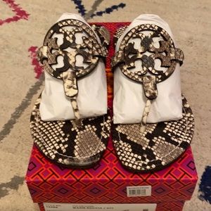 Snake print Tory Burch sandals